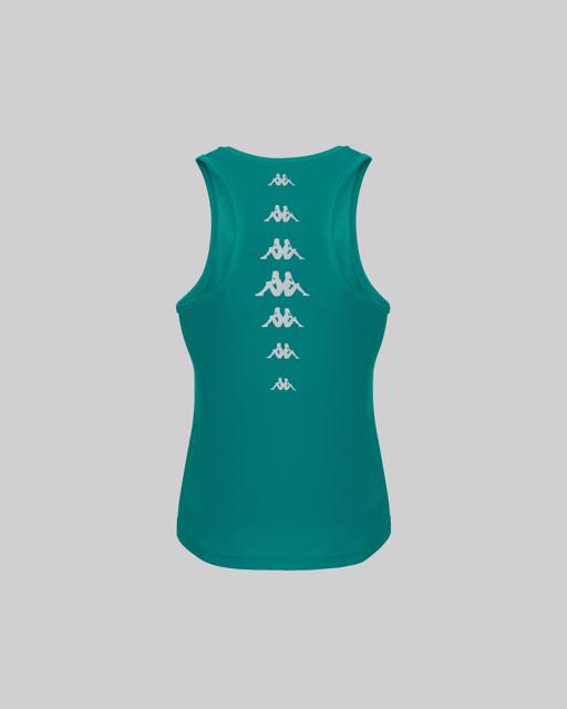Yeşil Survivor Woman Poly Tank 5 Kadın Yeşil Regular Fit Atlet - KAPPA® Türkiye