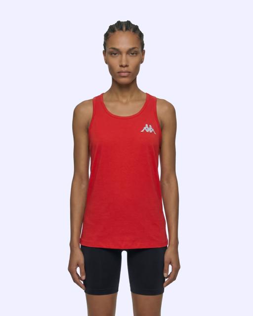 Kırmızı Survivor Woman Poly Tank 5 Kadın Kırmızı Regular Atlet - KAPPA® Türkiye