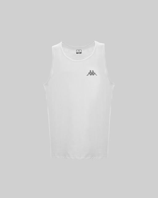 Beyaz Survivor Man Tank Erkek Beyaz Regular Atlet - KAPPA® Türkiye