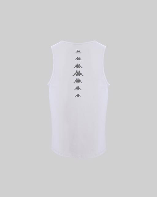 Beyaz Survivor Man Tank Erkek Beyaz Regular Atlet - KAPPA® Türkiye