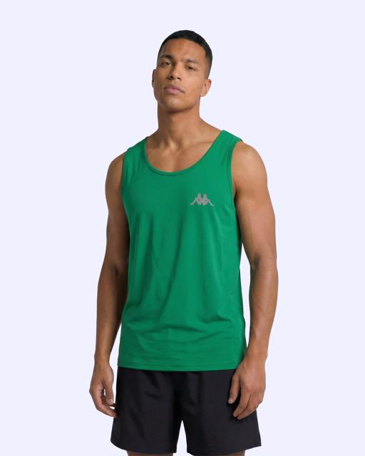 Yeşil Survivor Man Tank Erkek Yeşil Regular Atlet - KAPPA® Türkiye