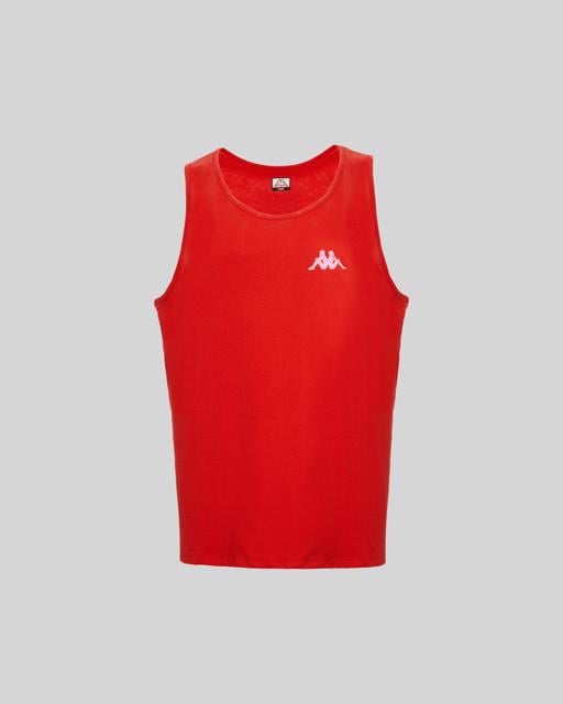 Kırmızı Survivor Man Tank Erkek Kırmızı Regular Fit Atlet - KAPPA® Türkiye