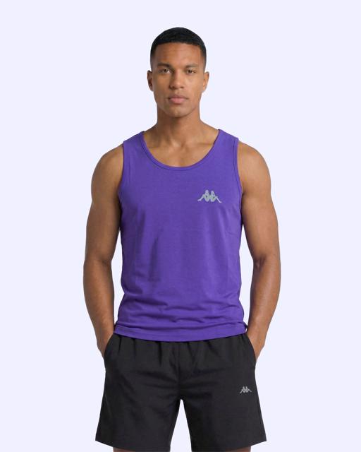 Mor Survivor Man Tank Erkek Mor Regular Atlet - KAPPA® Türkiye