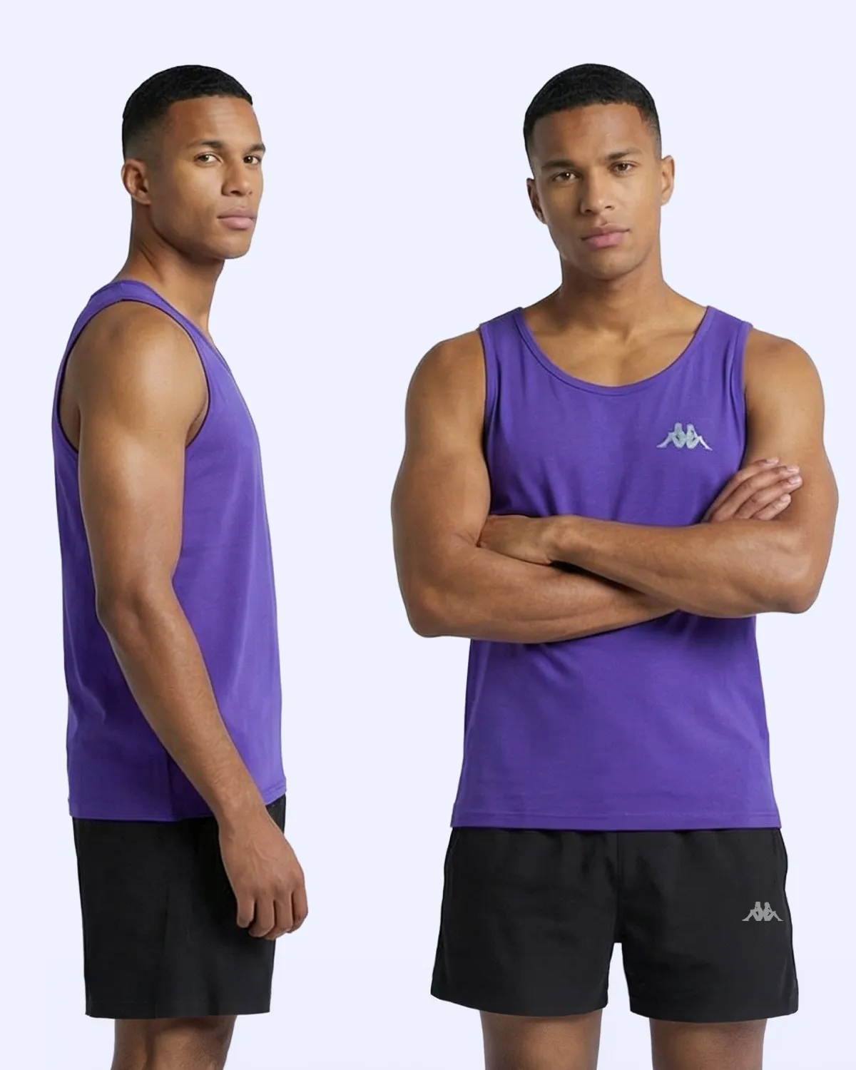 Mor Survivor Man Tank Erkek Mor Regular Atlet