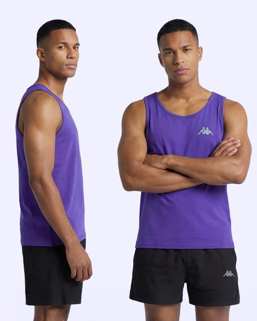 Mor Survivor Man Tank Erkek Mor Regular Atlet - KAPPA® Türkiye