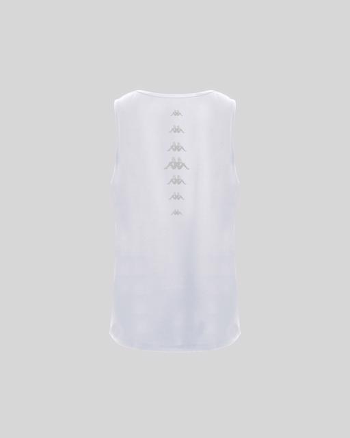 Beyaz Survivor Man Poly Tank 2 Erkek Beyaz Regular Fit Atlet - KAPPA® Türkiye
