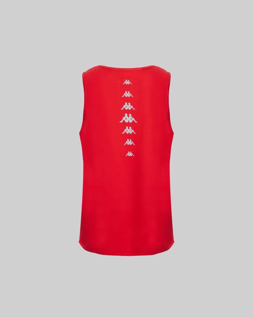 Kırmızı Survivor Man Poly Tank 2 Erkek Kırmızı Regular Fit Atlet - KAPPA® Türkiye