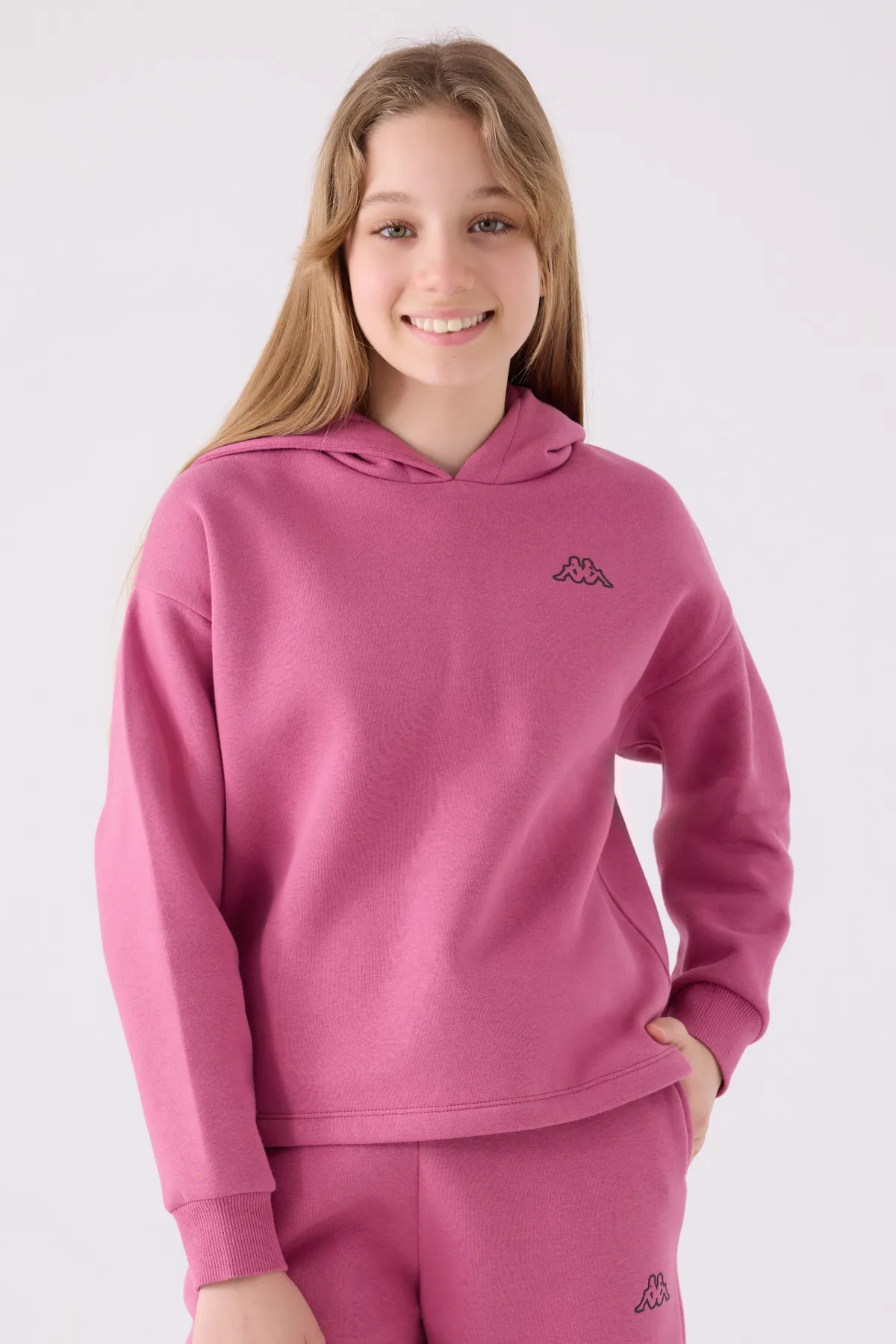 Mor Delores Kız Çocuk Lila Regular Fit Sweatshirt