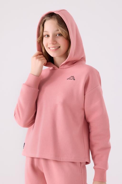 Pembe Delores Kız Çocuk Pembe Regular Sweatshirt - KAPPA® Türkiye