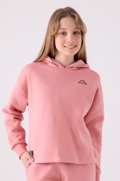 Pembe Delores Kız Çocuk Pembe Regular Sweatshirt - KAPPA® Türkiye