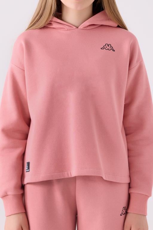 Pembe Delores Kız Çocuk Pembe Regular Sweatshirt - KAPPA® Türkiye