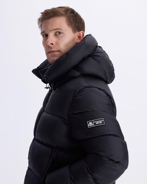 Siyah Authentic Gratia Erkek Siyah Comfort Şişme Mont - KAPPA® Türkiye