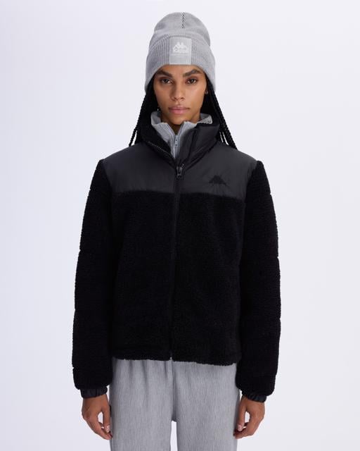 Siyah Authentic Sodani Kadın Siyah Oversize Fit Sherpa - KAPPA® Türkiye