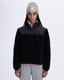 Authentic Sodani Kadın Beyaz-Kahverengi Oversize Fit Sherpa