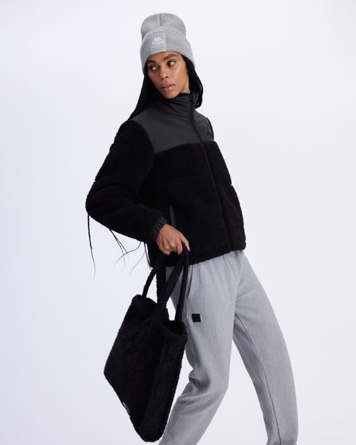 Siyah Authentic Sodani Kadın Siyah Oversize Fit Sherpa - KAPPA® Türkiye