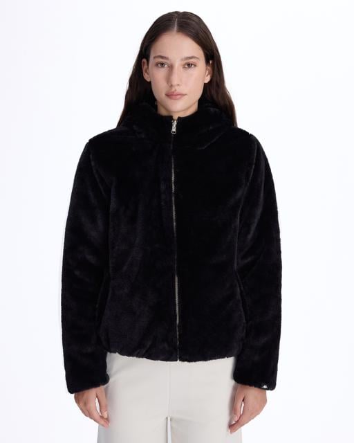 Siyah Authentic Sarano Çift Tarafli Kadın Siyah Oversize Fit Sherpa - KAPPA® Türkiye