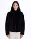 Authentic Sarano Çift Tarafli Kadın Mavi Oversize Fit Sherpa