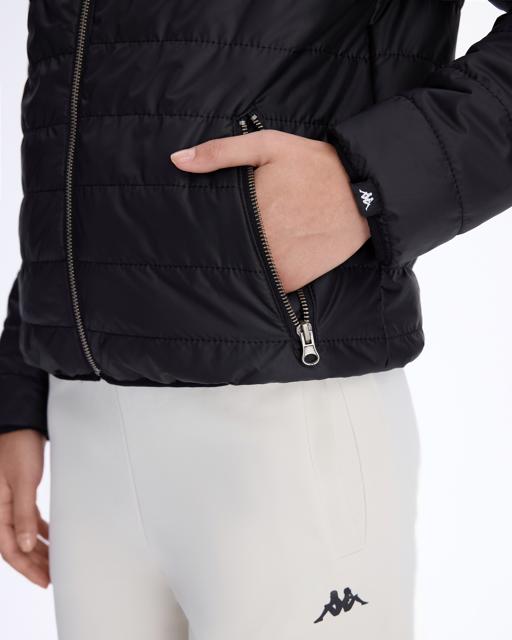 Siyah Authentic Sarano Çift Tarafli Kadın Siyah Oversize Fit Sherpa - KAPPA® Türkiye