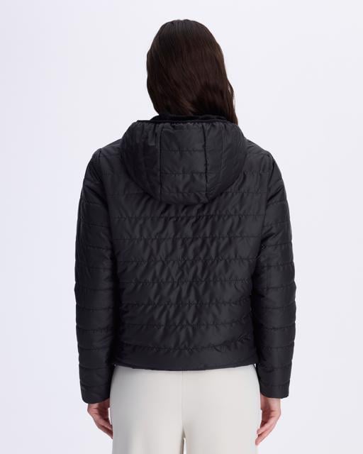 Siyah Authentic Sarano Çift Tarafli Kadın Siyah Oversize Fit Sherpa - KAPPA® Türkiye