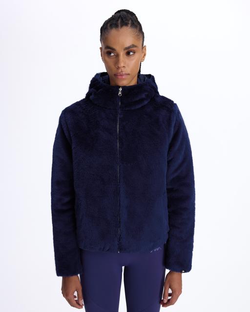 Mavi Authentic Sarano Çift Tarafli Kadın Mavi Oversize Fit Sherpa - KAPPA® Türkiye