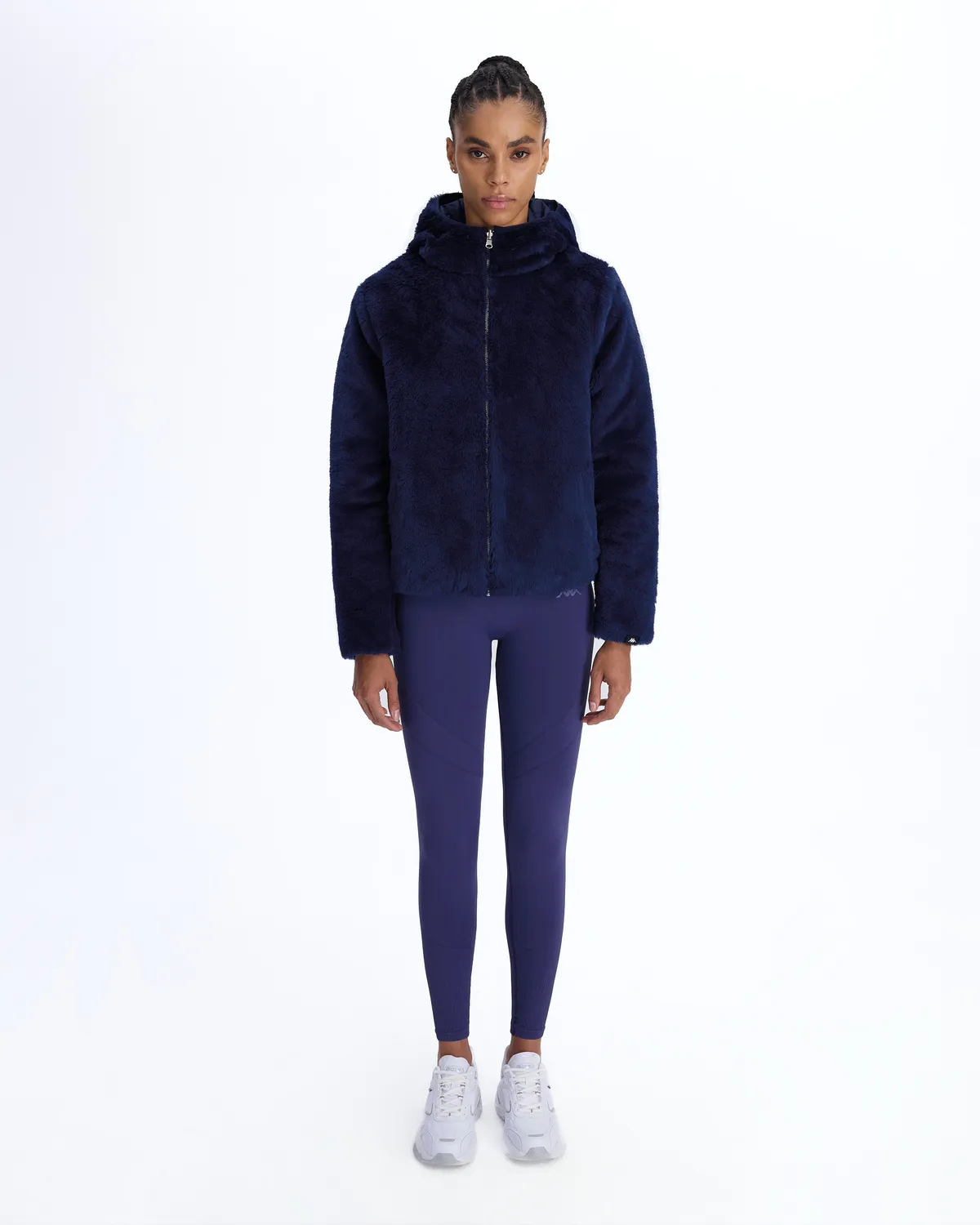 Mavi Authentic Sarano Çift Tarafli Kadın Mavi Oversize Fit Sherpa