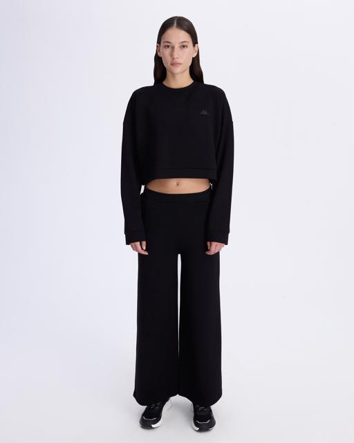 Siyah Greta Kadın Siyah Comfort Fit Sweatshirt - KAPPA® Türkiye