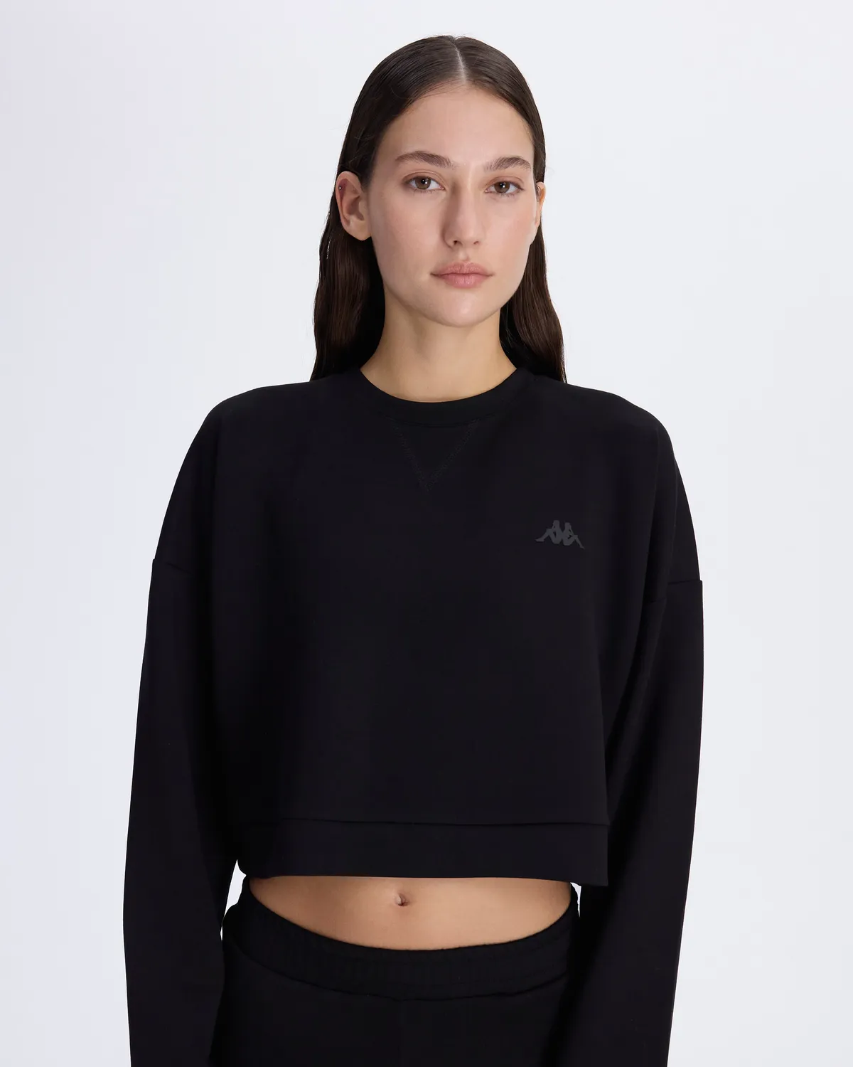 Siyah Greta Kadın Siyah Comfort Fit Sweatshirt