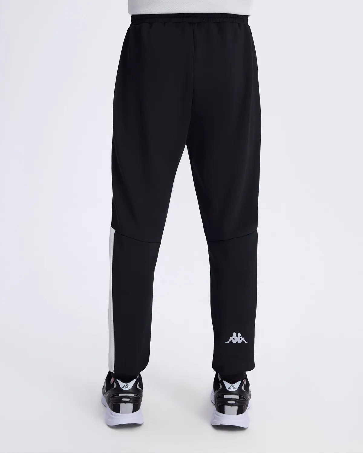 Siyah Lacty Pant Erkek Siyah-Beyaz Regular Fit Eşofman Altı