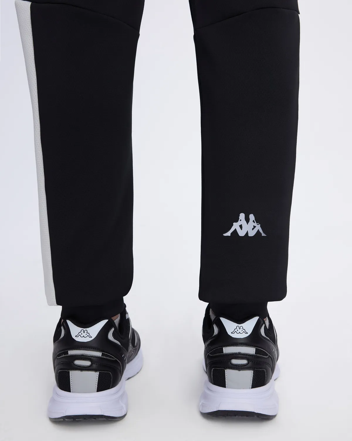 Siyah Lacty Pant Erkek Siyah-Beyaz Regular Fit Eşofman Altı