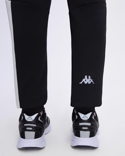 Siyah Lacty Pant Erkek Siyah-Beyaz Regular Fit Eşofman Altı - KAPPA® Türkiye