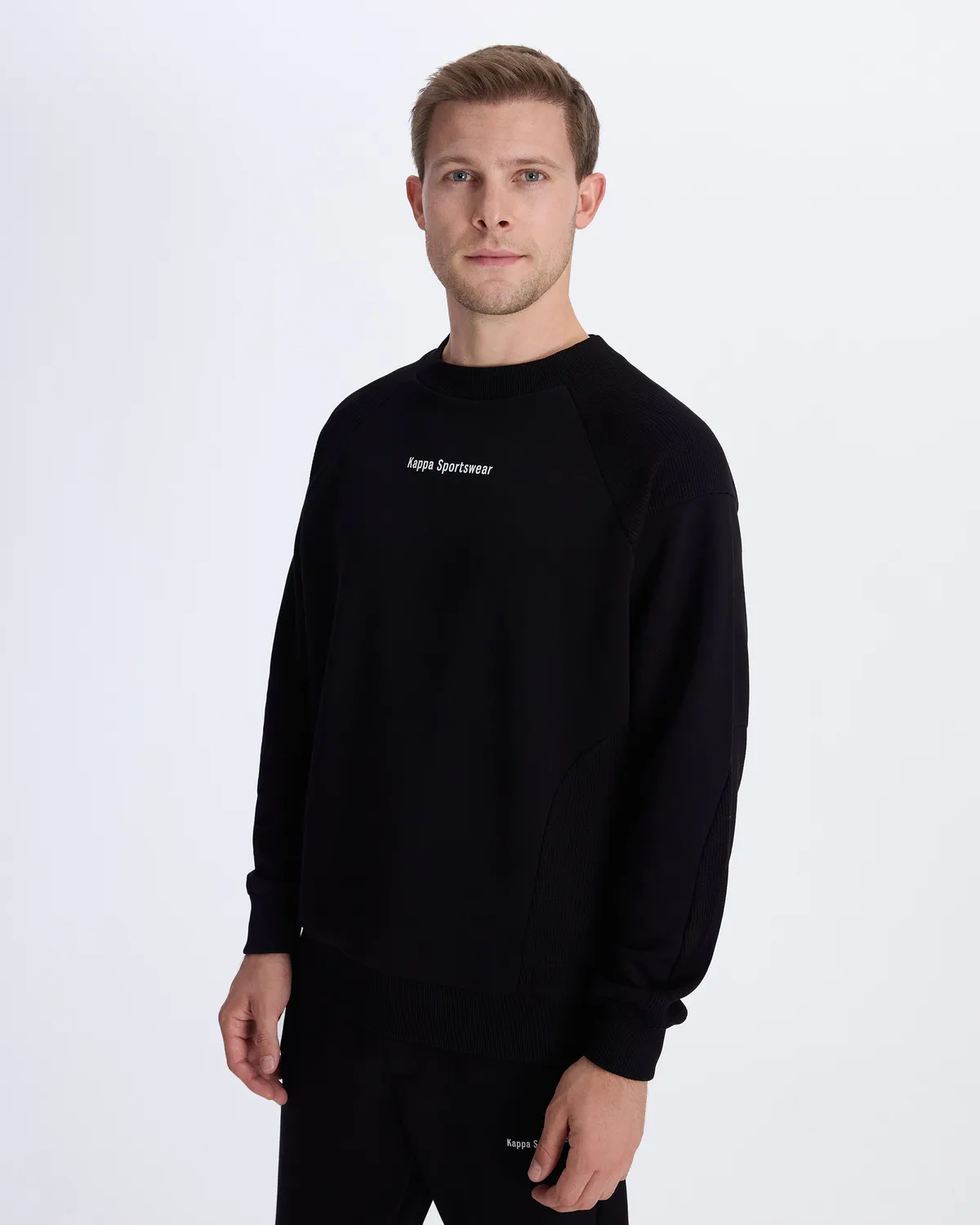 Siyah Authentic Alec Erkek Siyah Comfort Fit Sweatshirt