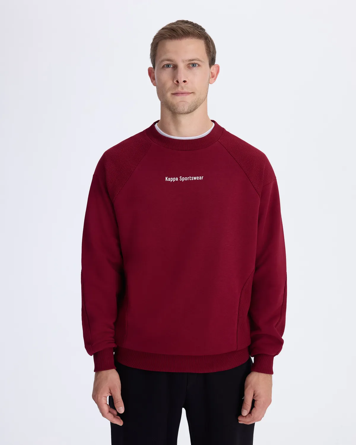 Kırmızı Authentic Alec Erkek Bordo Comfort Fit Sweatshirt