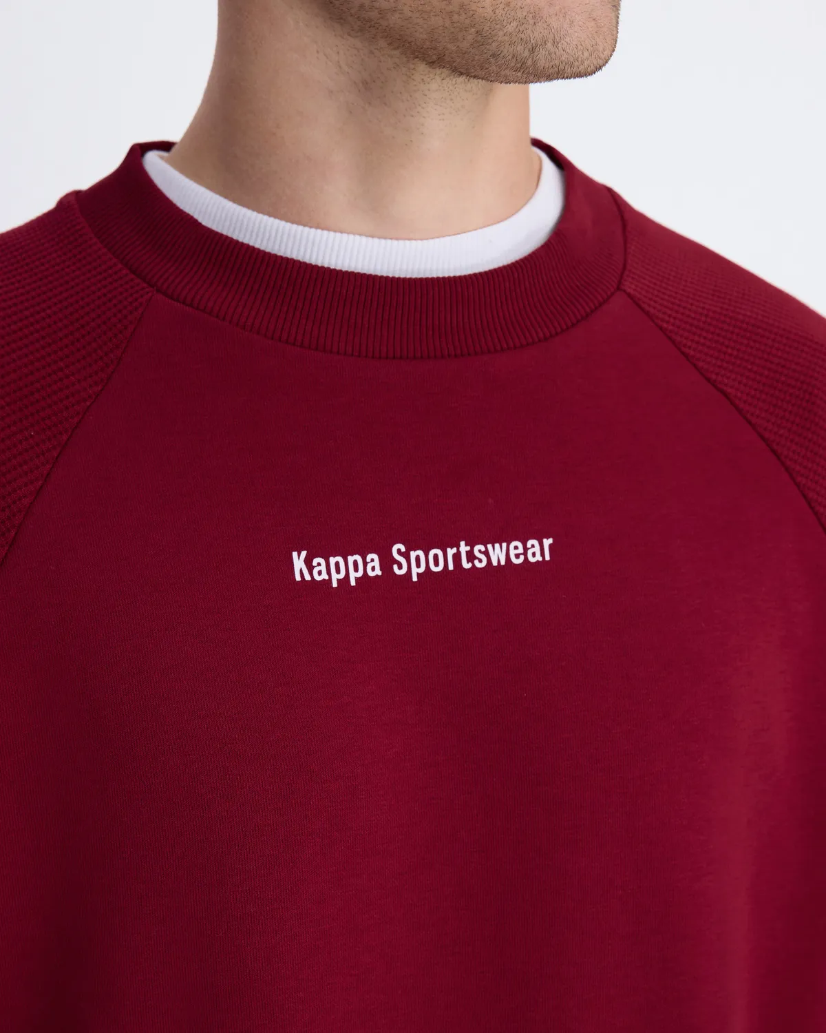Kırmızı Authentic Alec Erkek Bordo Comfort Fit Sweatshirt