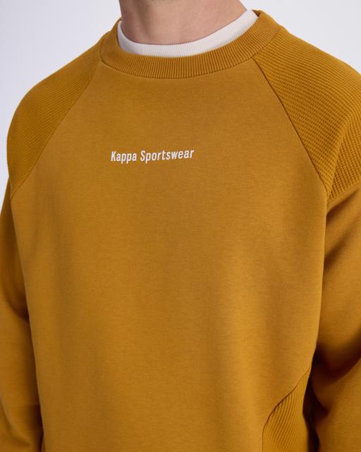Sarı Authentic Alec Erkek Hardal Comfort Fit Sweatshirt - KAPPA® Türkiye