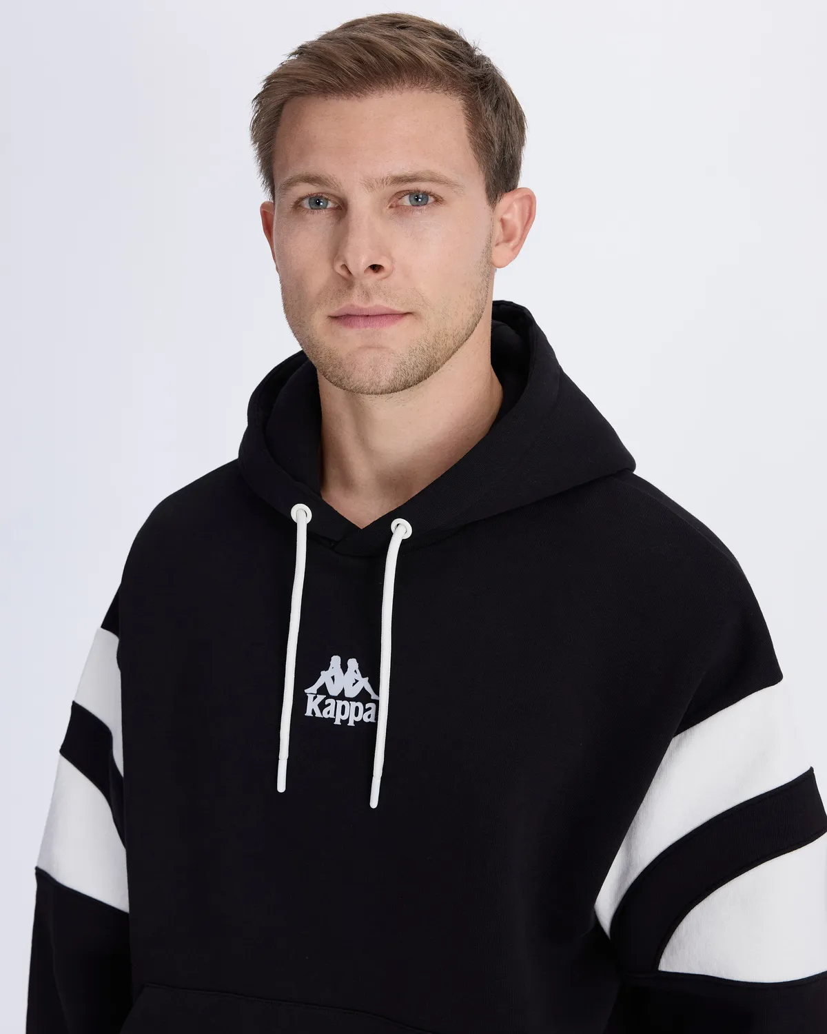 Siyah Authentic Benedict Hoodie Erkek Siyah-Beyaz Oversize Hoodie