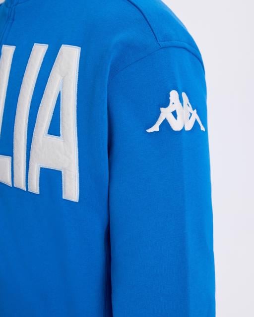 Mavi Authentic Eroi Jkt İtalia Erkek Mavi Regular Fit Fermuarlı Eşofman Üstü - KAPPA® Türkiye