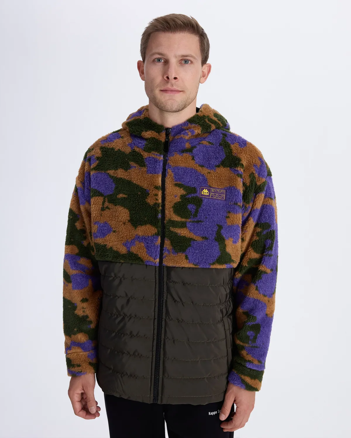 Kahverengi Authentic Alter Jacket Erkek Camel-Haki-Mor Regular Fit Sherpa