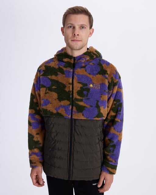 Kahverengi Authentic Alter Jacket Erkek Camel-Haki-Mor Regular Fit Sherpa - KAPPA® Türkiye