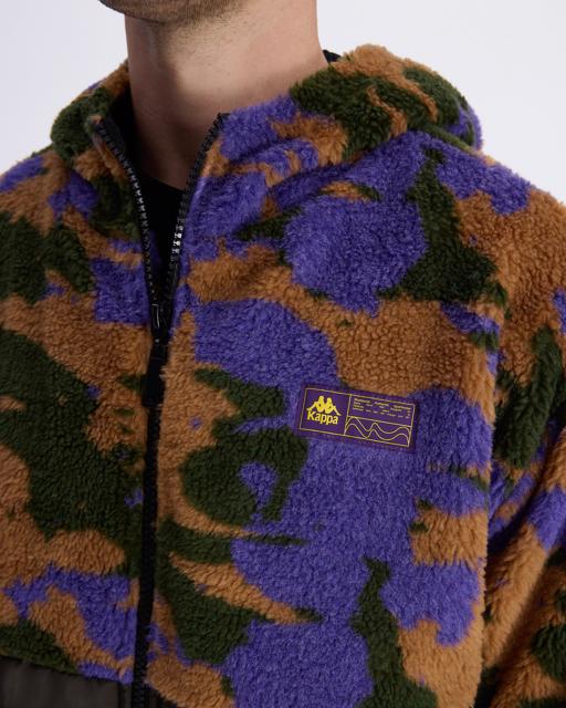 Kahverengi Authentic Alter Jacket Erkek Camel-Haki-Mor Regular Fit Sherpa - KAPPA® Türkiye