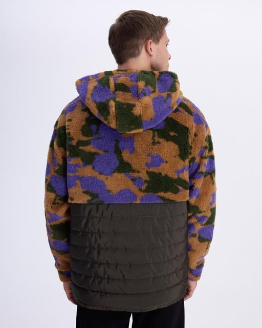 Kahverengi Authentic Alter Jacket Erkek Camel-Haki-Mor Regular Fit Sherpa - KAPPA® Türkiye