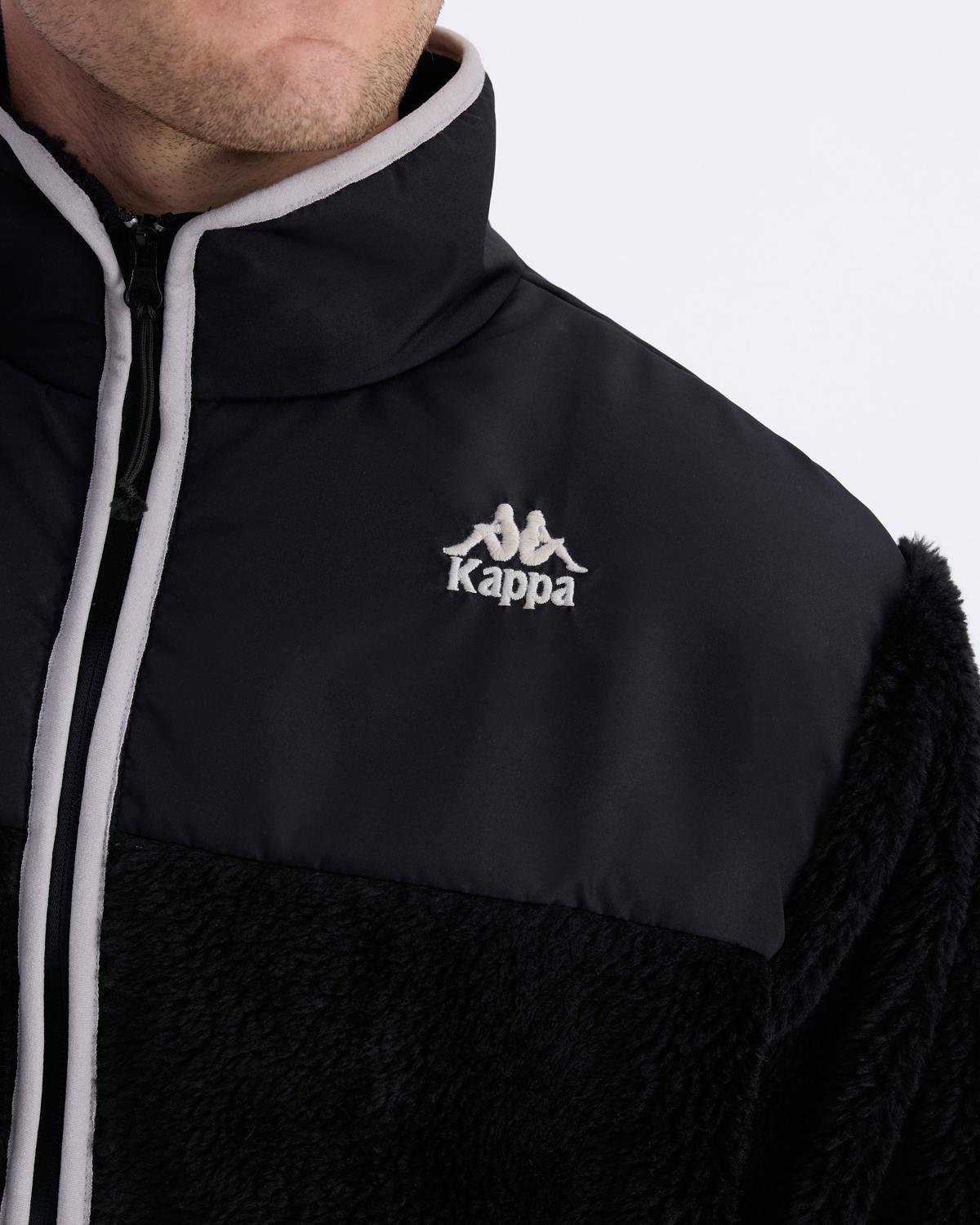Authentic Conor Erkek Siyah Comfort Sherpa Mont | KAPPA® Türkiye