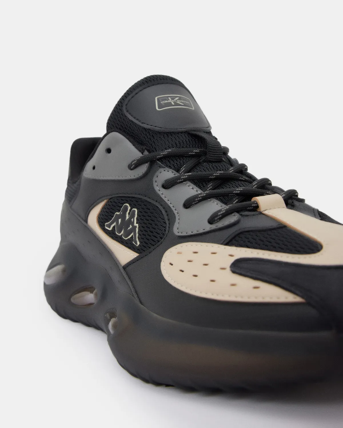 Siyah Manora Erkek Siyah-Bej Sneaker