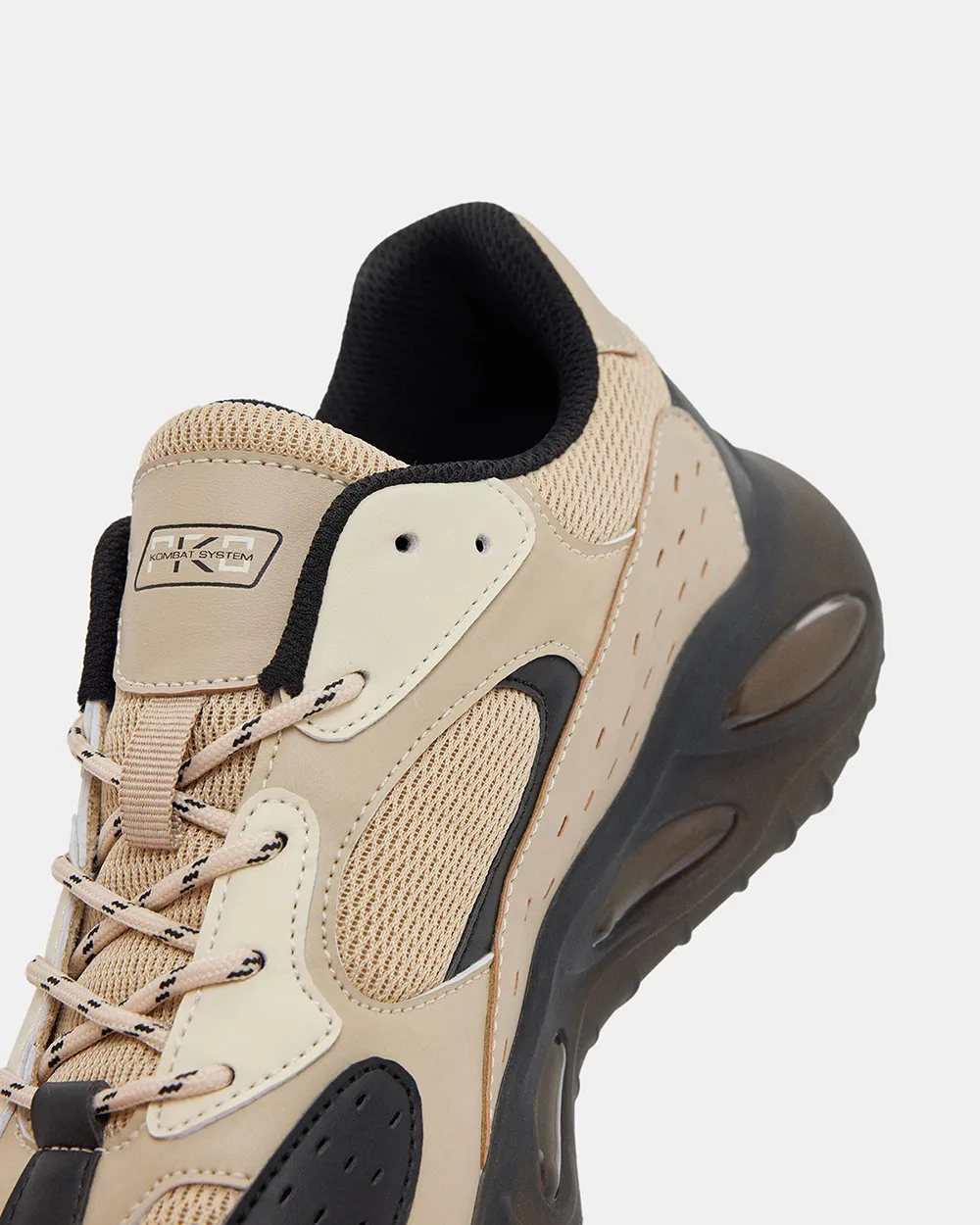 Bej Manora Erkek Bej-Siyah Sneaker