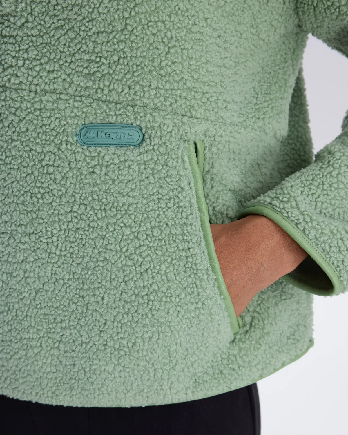 Mavi Etefo Kadın Cam Göbeği Comfort Fit Sherpa