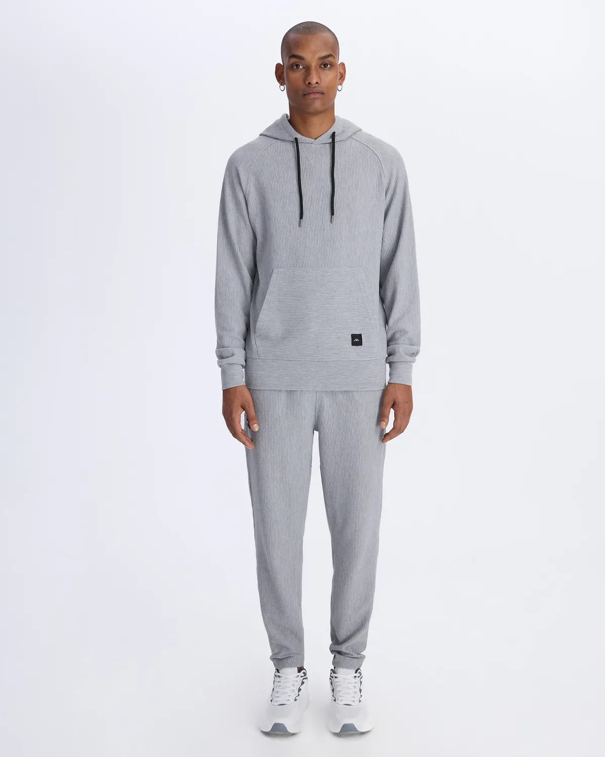 Gri Rana Erkek Gri Comfort Fit Hoodie