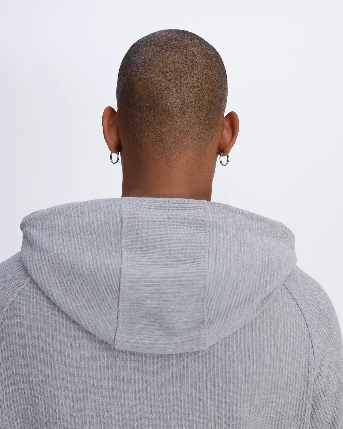 Gri Rana Erkek Gri Comfort Fit Hoodie