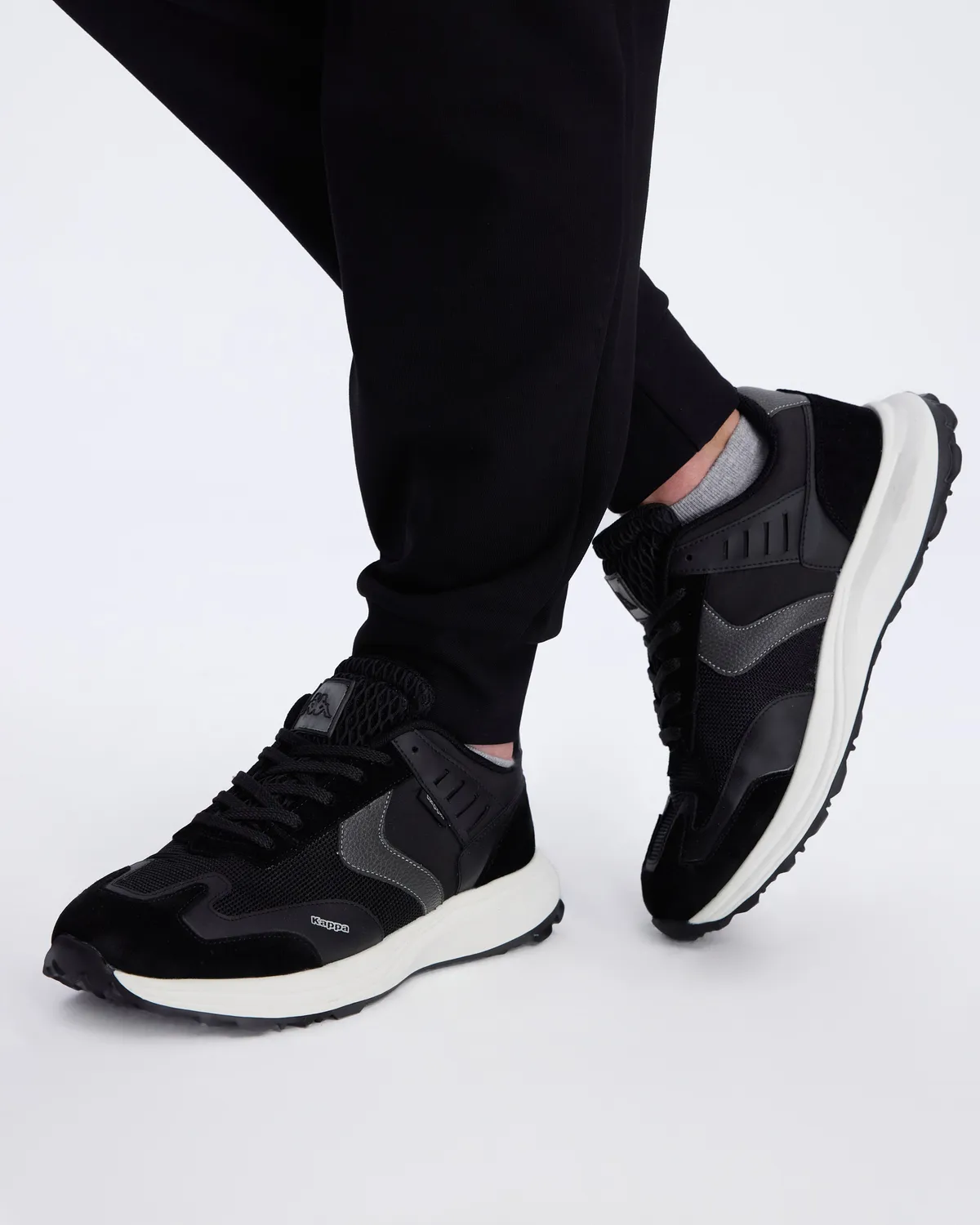 Siyah Diabolicford Erkek Siyah-Antrasit Koşu Ayakkabısı