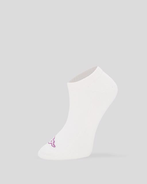 Beyaz Kesty 3pack Kadın Beyaz-Mor Çorap - KAPPA® Türkiye
