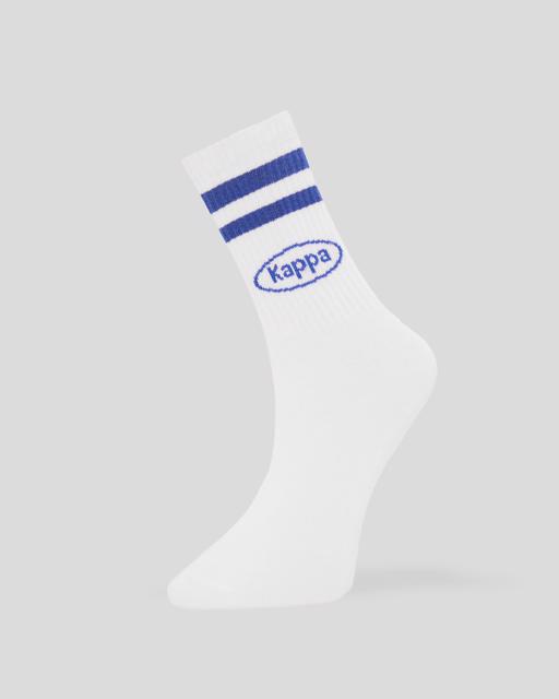 Beyaz Tase 3pack Unisex Beyaz-Mavi-Kırmızı Çorap - KAPPA® Türkiye