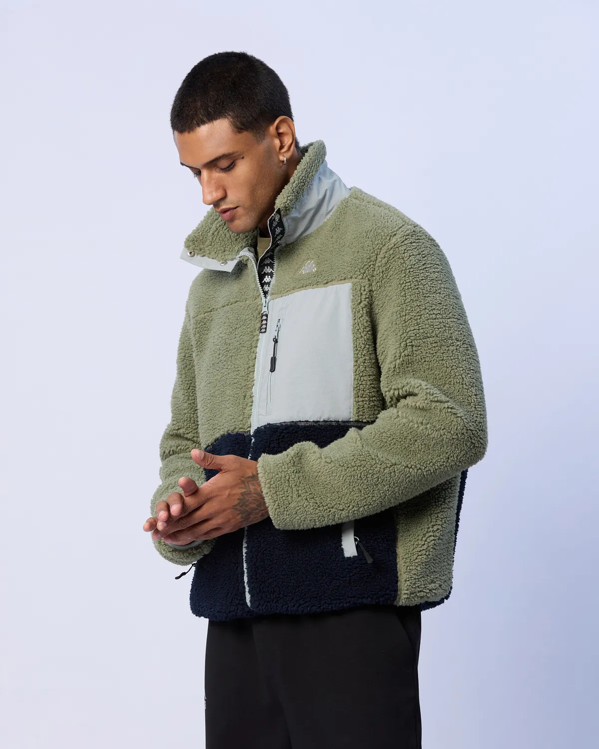 Mavi 3cento326 Erkek Mavi Regular Fit Sherpa